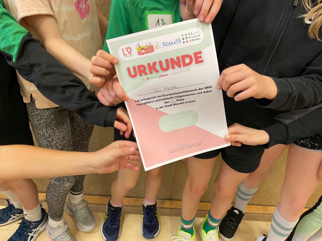 Zwölf unserer Kinder sind bei der Vorrunde im Bereich Leichtathletik an den Start gegangen...